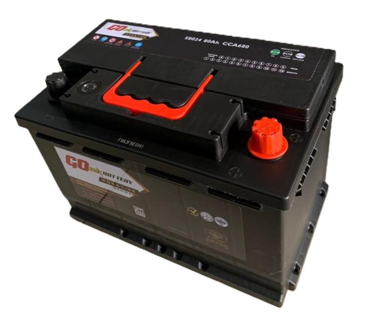 Aki Mobil Go Max Battery Type DIN 58024 MF 80 AH