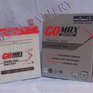 Aki Mobil Go Max Battery Type NS40ZL (CONVENTIONAL) 36AH