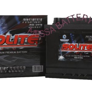 Aki Mobil Solite Battery Type 555-59 55AH