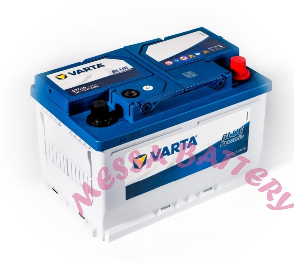 Aki Mobil VARTA Battery Type 57539 (DIN 75) MF 75AH